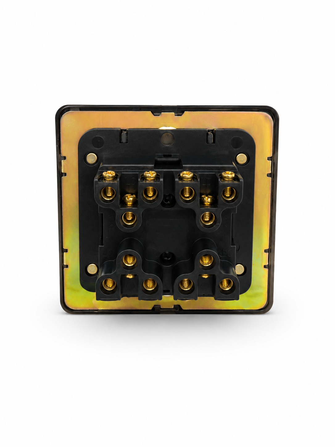 Brushed Brass 4 Gang 2 Way Dolly Toggle Light Switch