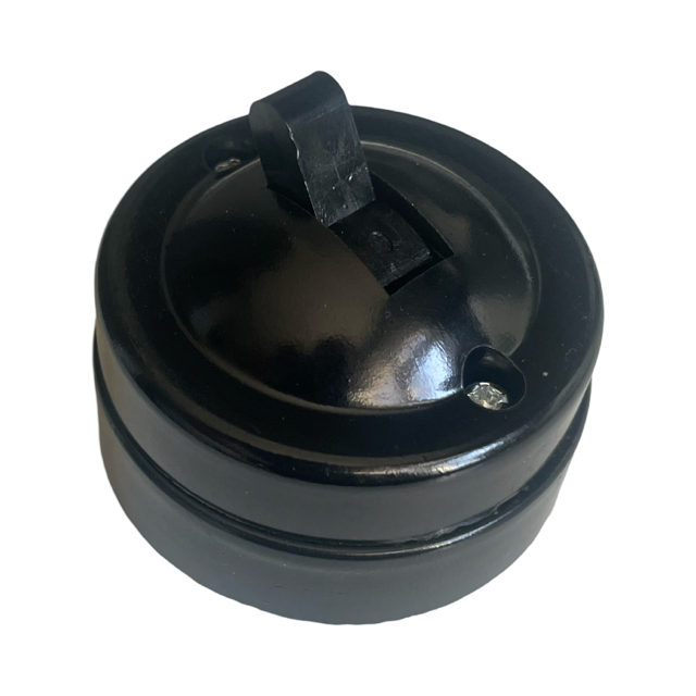 Bakelite Crabtree Toggle Wall Switch Dolly Light Switch Black
