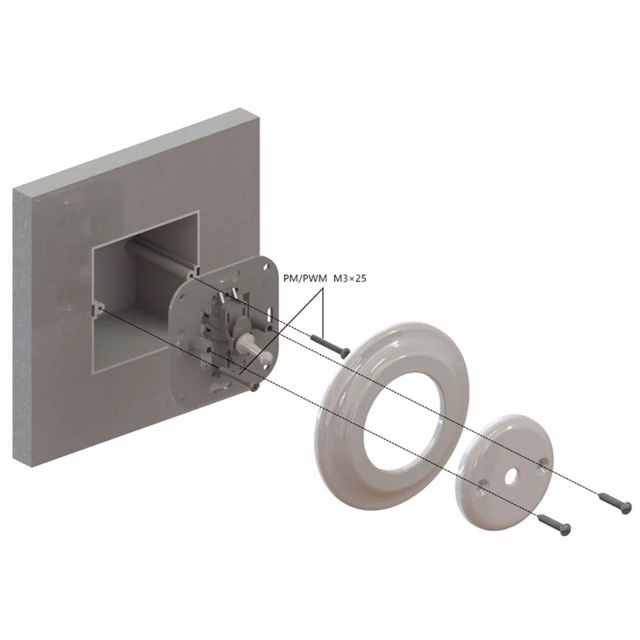 2 Gang 2 Way Porcelain Dolly Light Switch Black Toggles