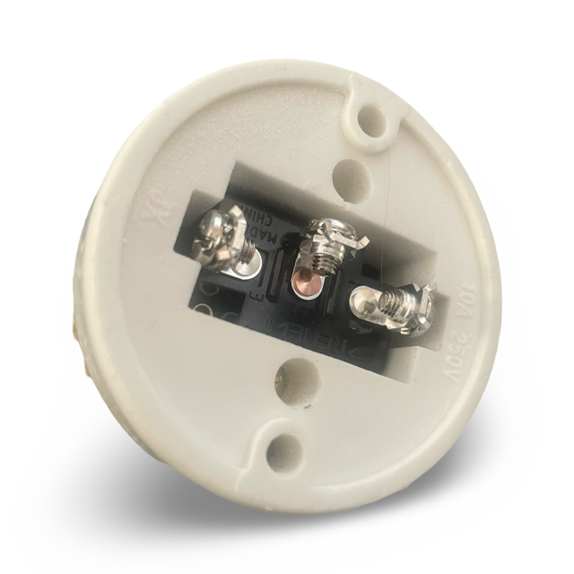 White Gold Porcelain Dolly Light Switch