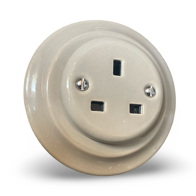 Porcelain Single Wall Socket Miami Grey