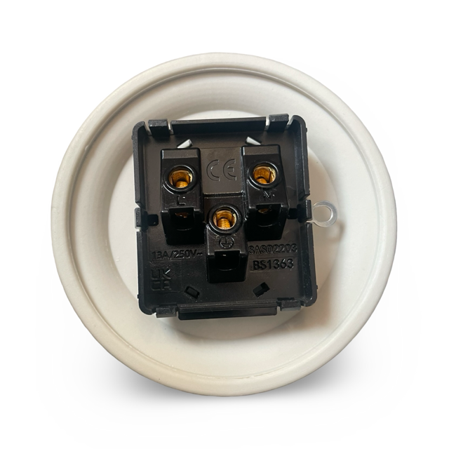 Porcelain Single Wall Socket Miami Grey