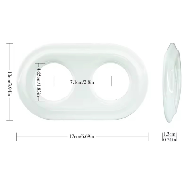 Ceramic White Switch and Socket Surrounds