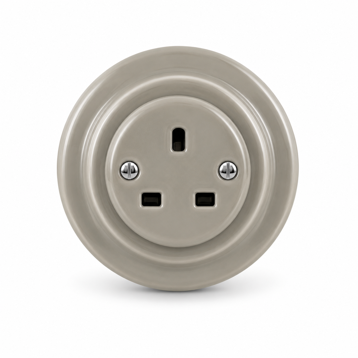 Porcelain Single Wall Socket Miami Grey