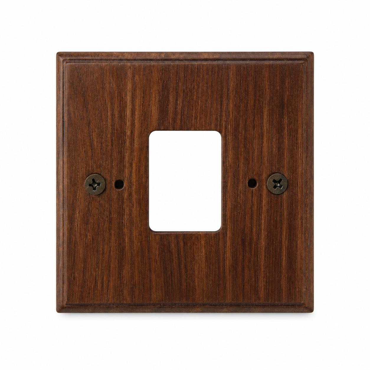 Smoked Oak Switch Pattress