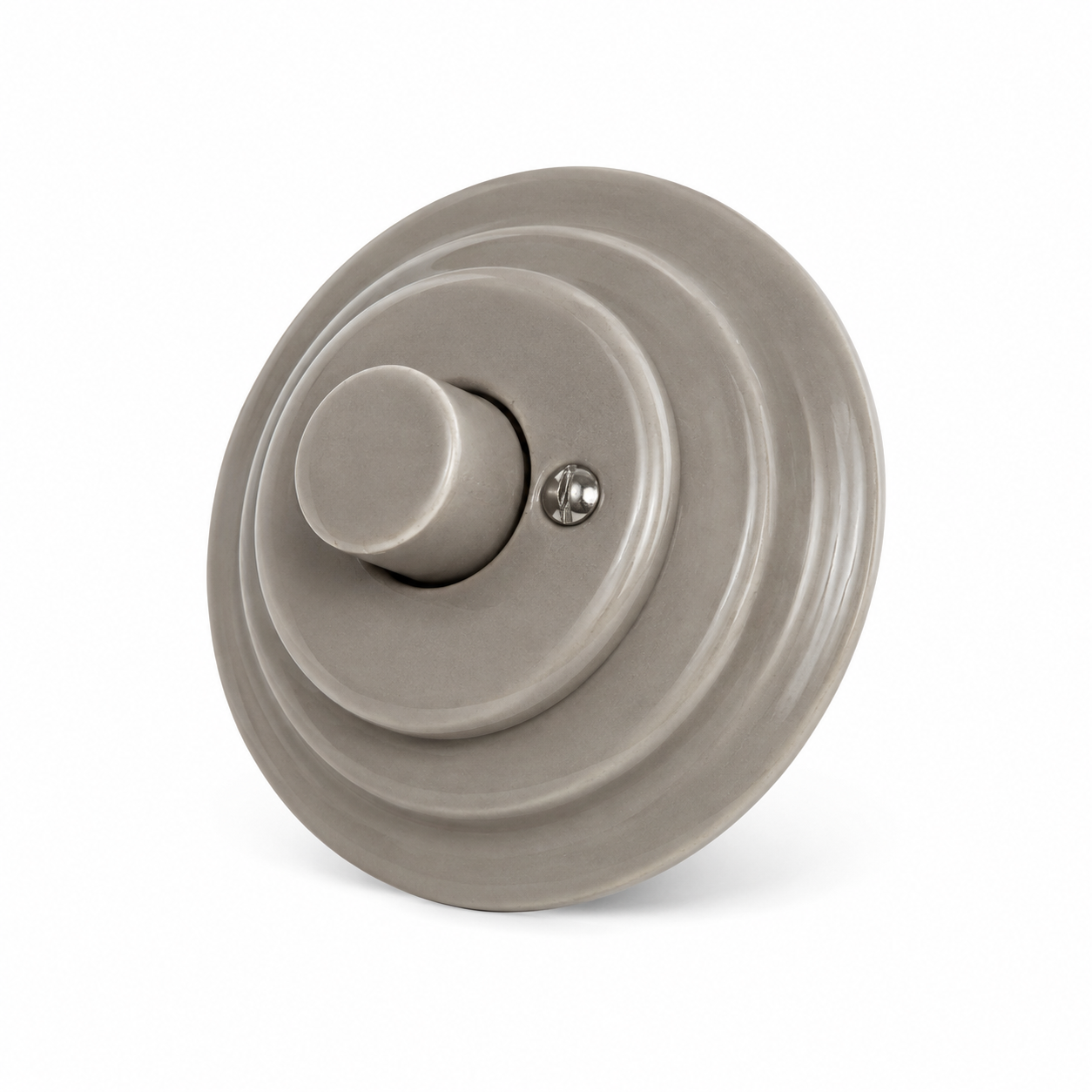 Miami Grey Porcelain Dimmer Light Switch