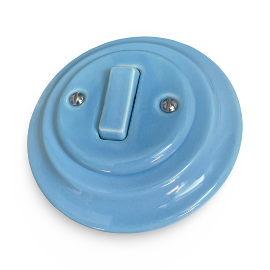 blue ceramic light switch uk 2 way